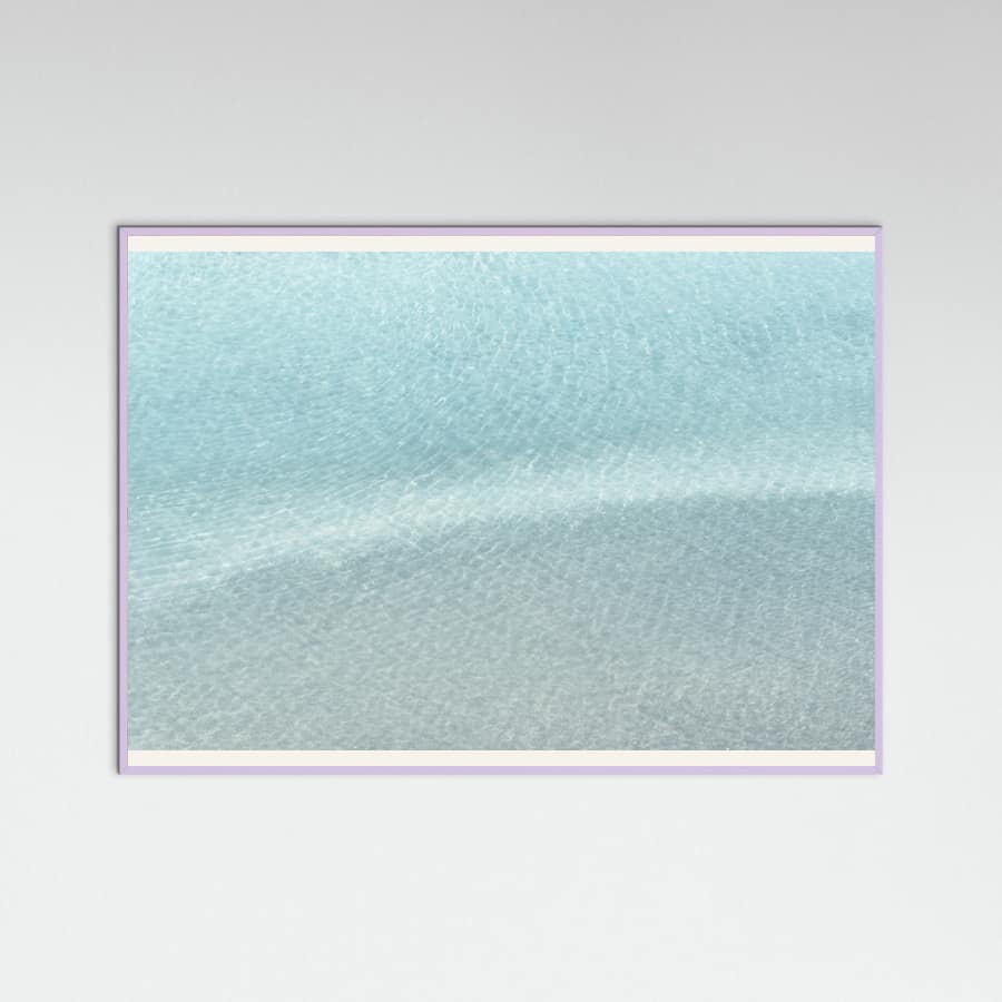 Clear sea water Poster – poster and art print