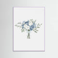Coastal Bouquet With Bow Poster – poster and art print