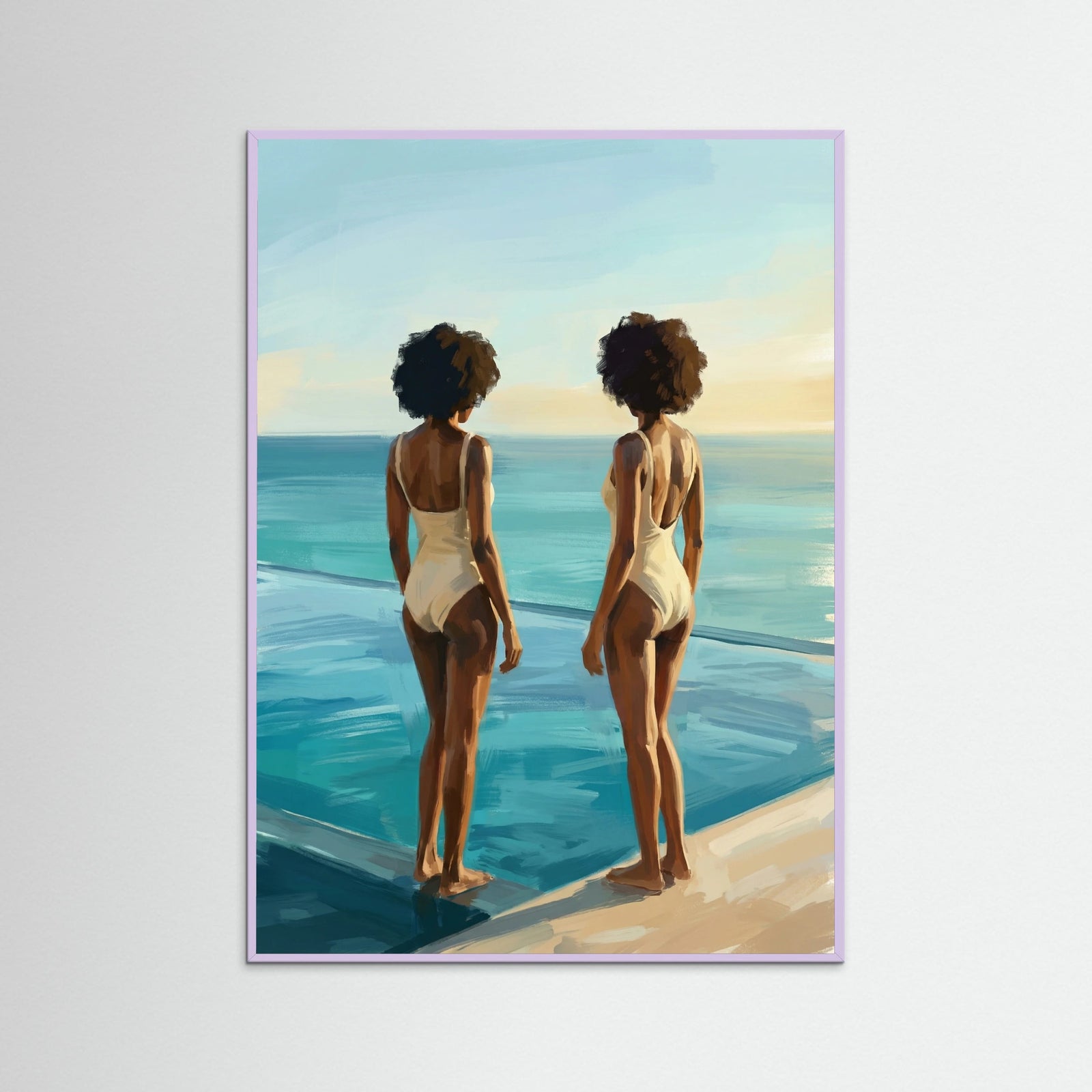 Lilac Wood Coastal Gaze