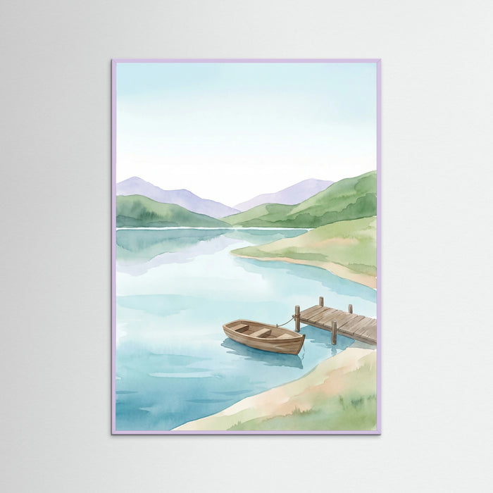 Lilac Wood Coastal Serenity