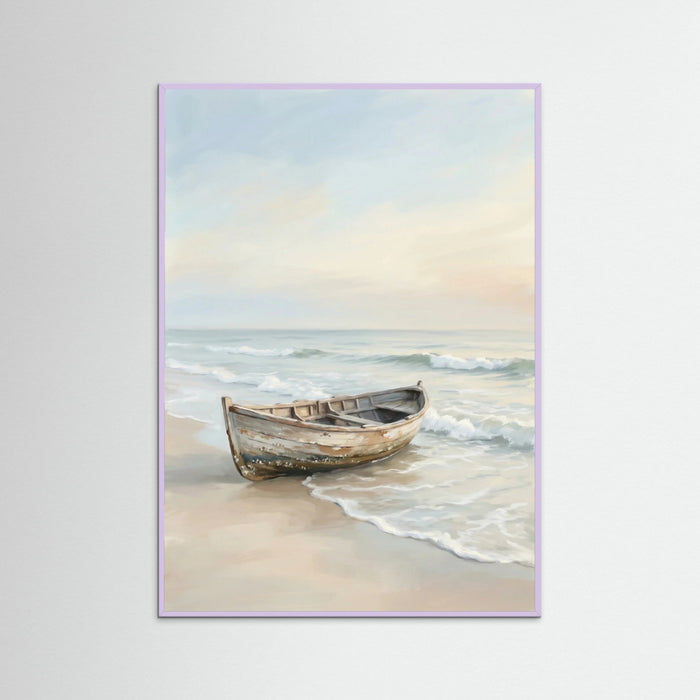 Coastal Solitude Blue – juliste ja taidepainatus