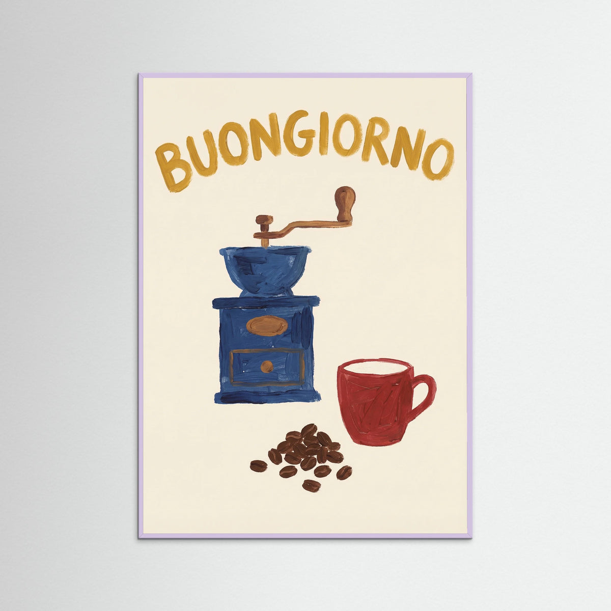 Lilac Wood Coffee Break Charm