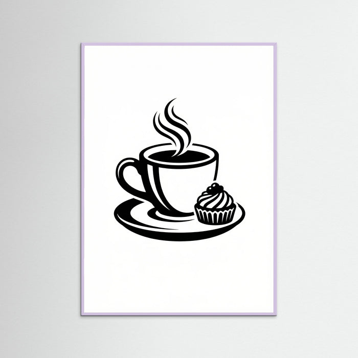 Lilac Wood Coffee Silhouette