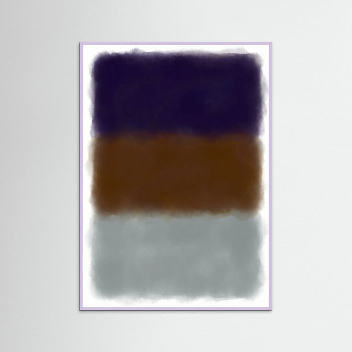Lilac Wood Color Field Harmony