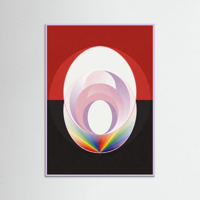 Lilac Wood Concentric Radiance