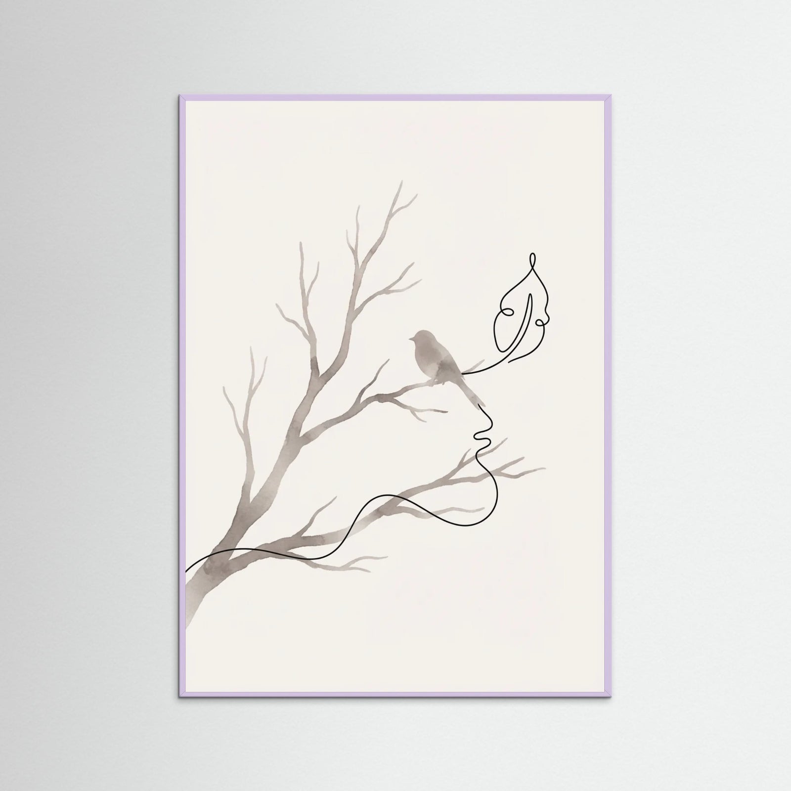 Lilac Wood Connected Form