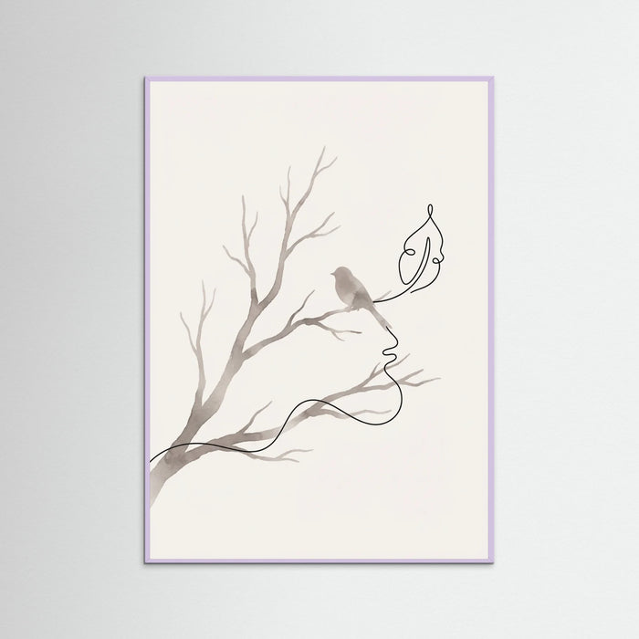 Lilac Wood Connected Form