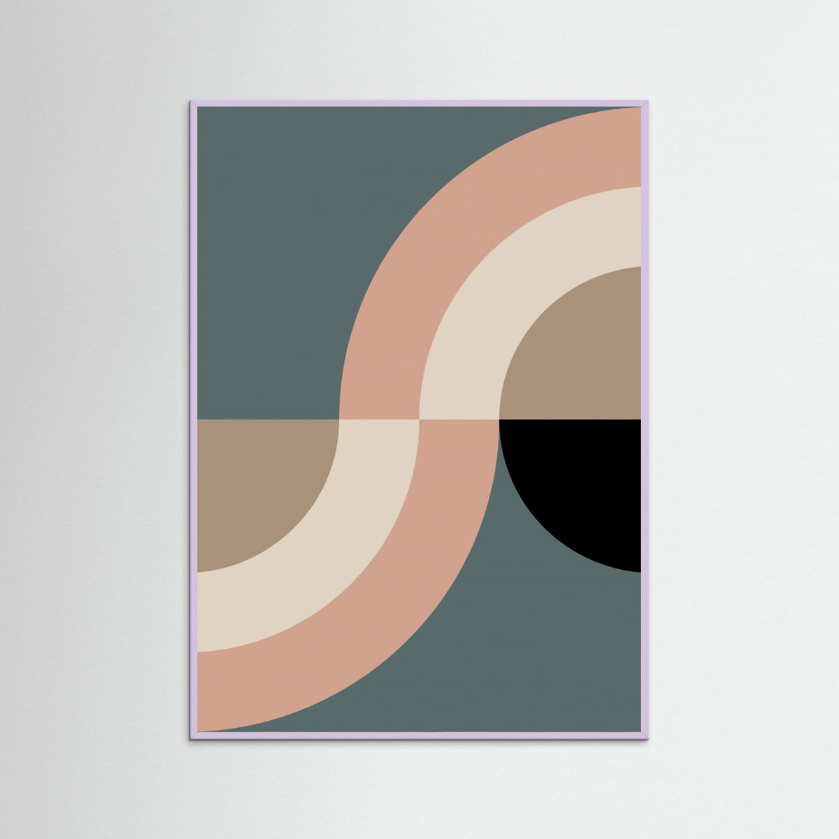 Lilac Wood Contemporary Abstract 23 Poster