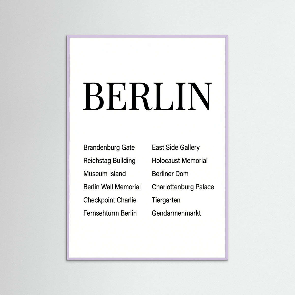 Lilac Wood Copenhagen Typography