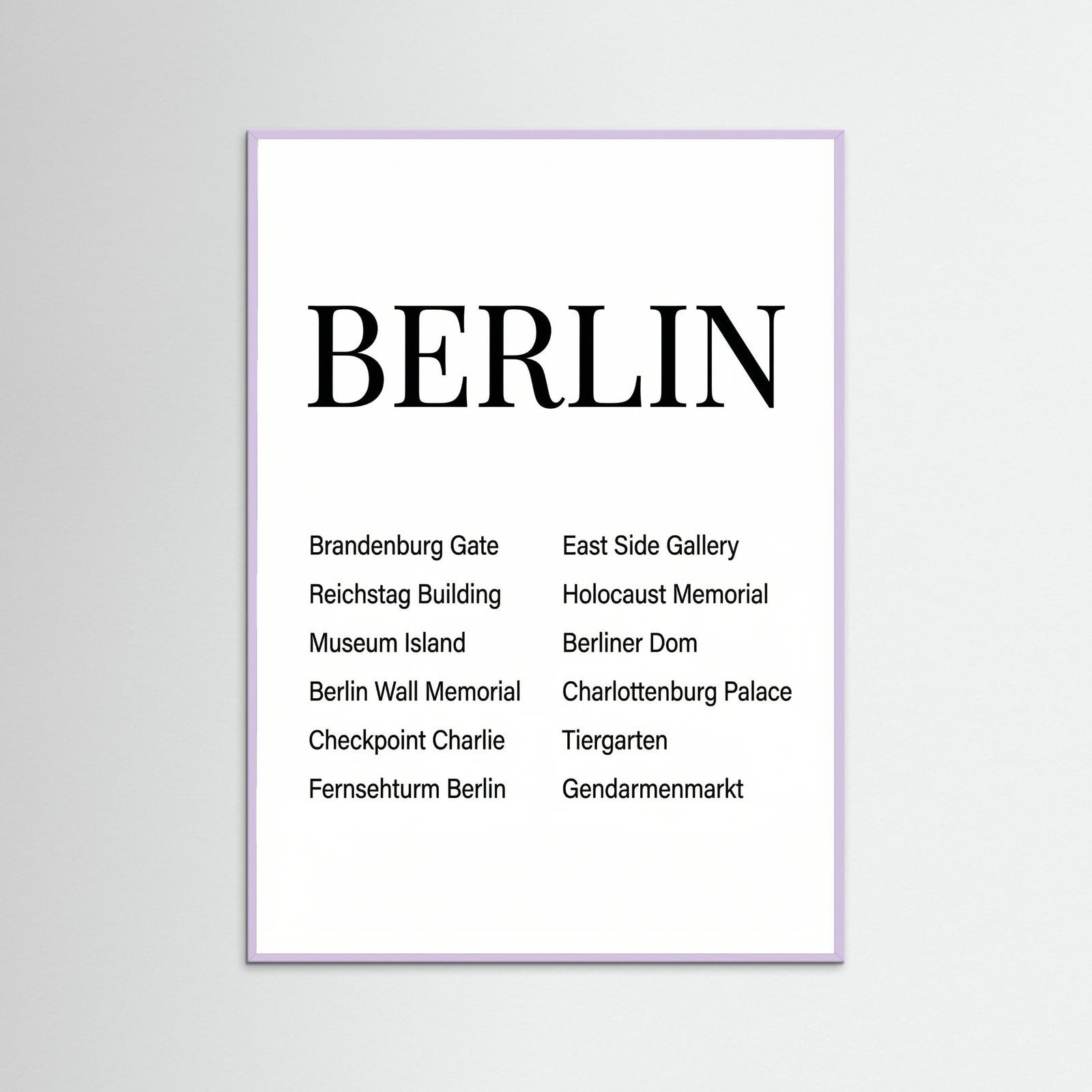 Lilac Wood Copenhagen Typography