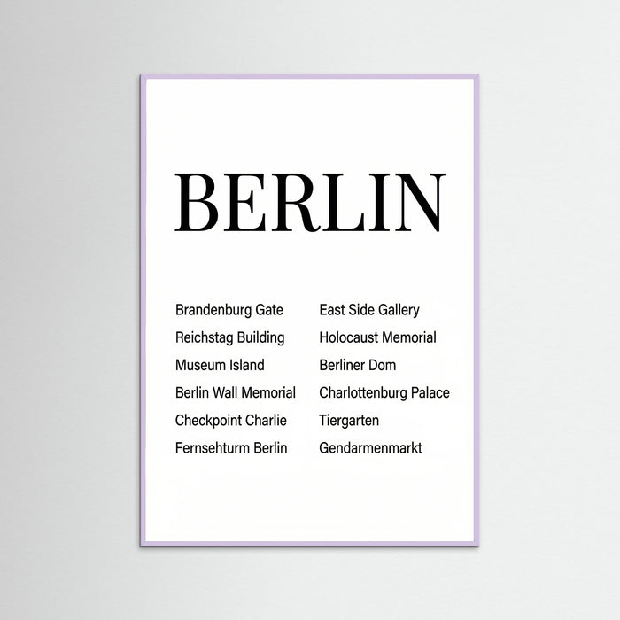 Lilac Wood Copenhagen Typography