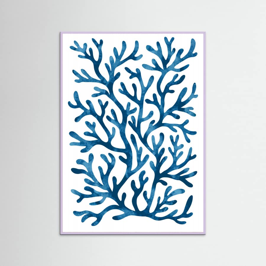 Coral pattern II Poster – poster and art print