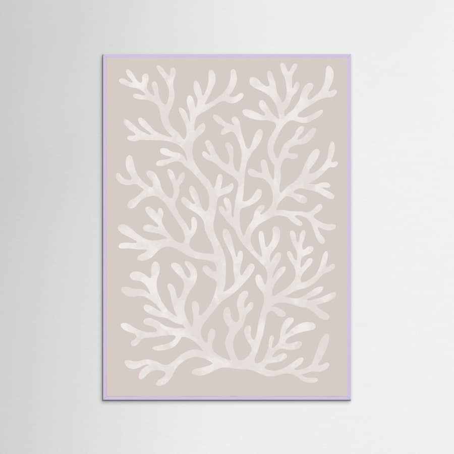 Coral pattern II Poster – poster and art print