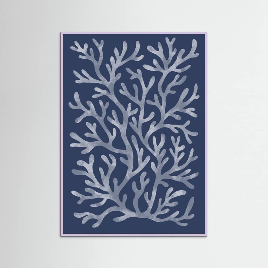Coral pattern II Poster – poster and art print
