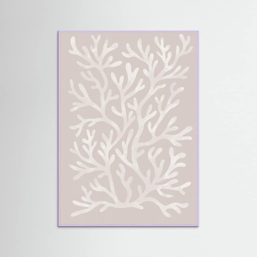 Coral pattern Poster – poster and art print