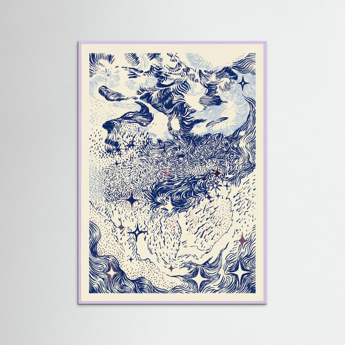Lilac Wood Cosmic Flow