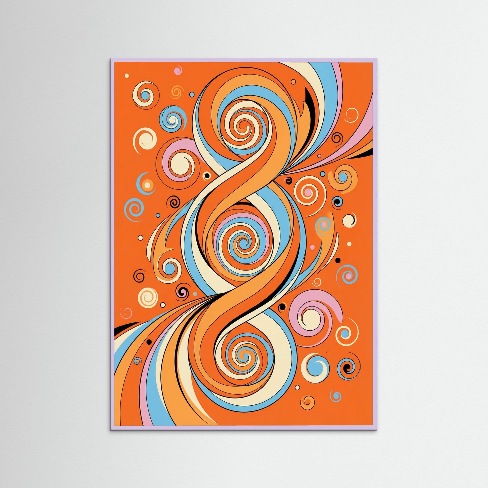 Lilac Wood Cosmic Spirals