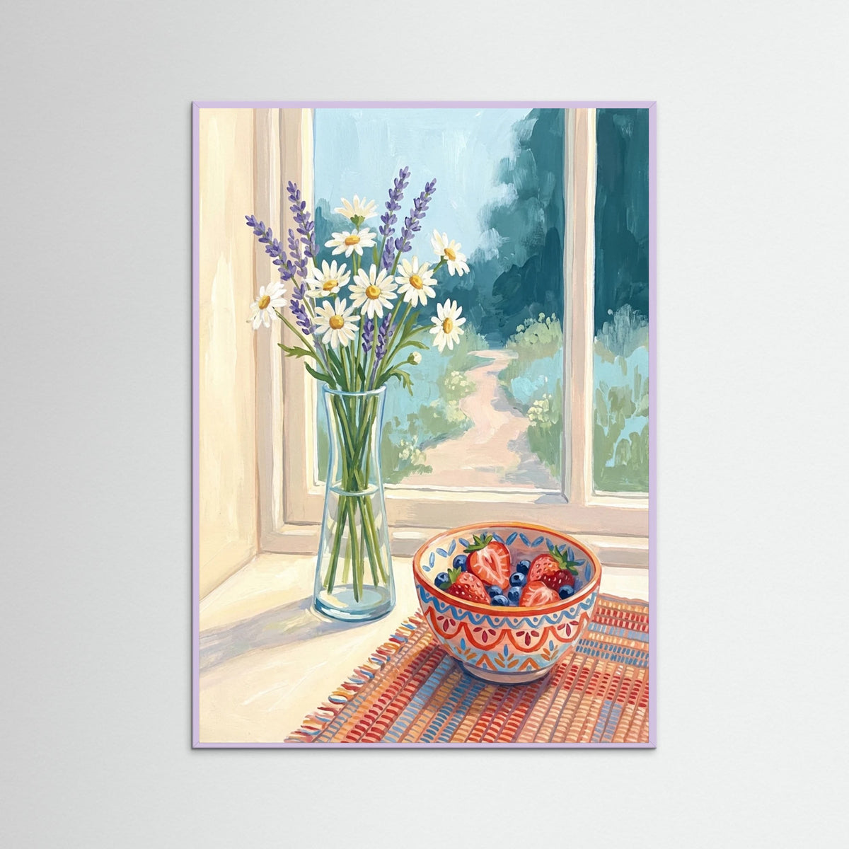 Lilac Wood Cozy Botanical Shelf