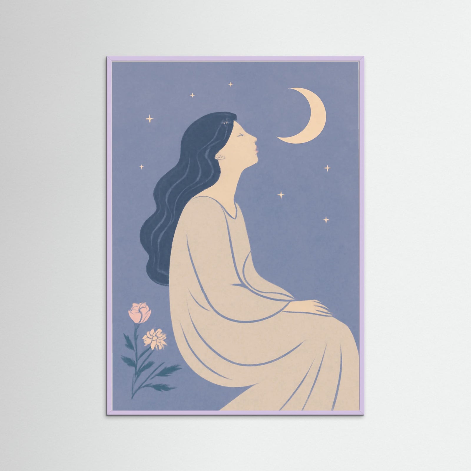 Lilac Wood Crescent Dreams
