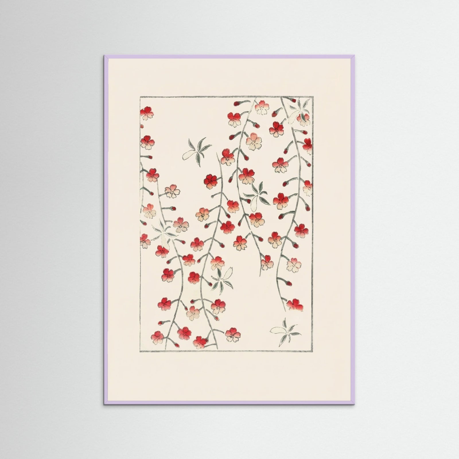 Lilac Wood Crimson Botanical Cascade