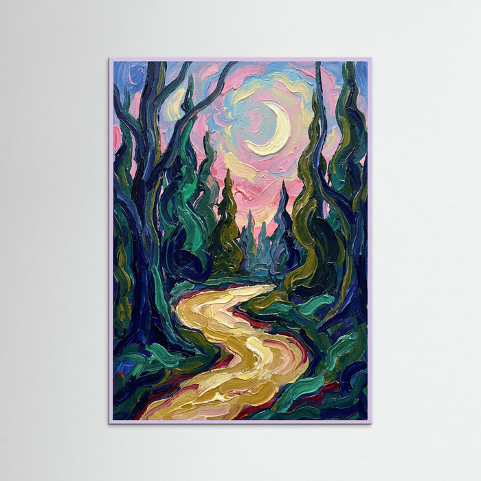 Lilac Wood Crimson Nightscape
