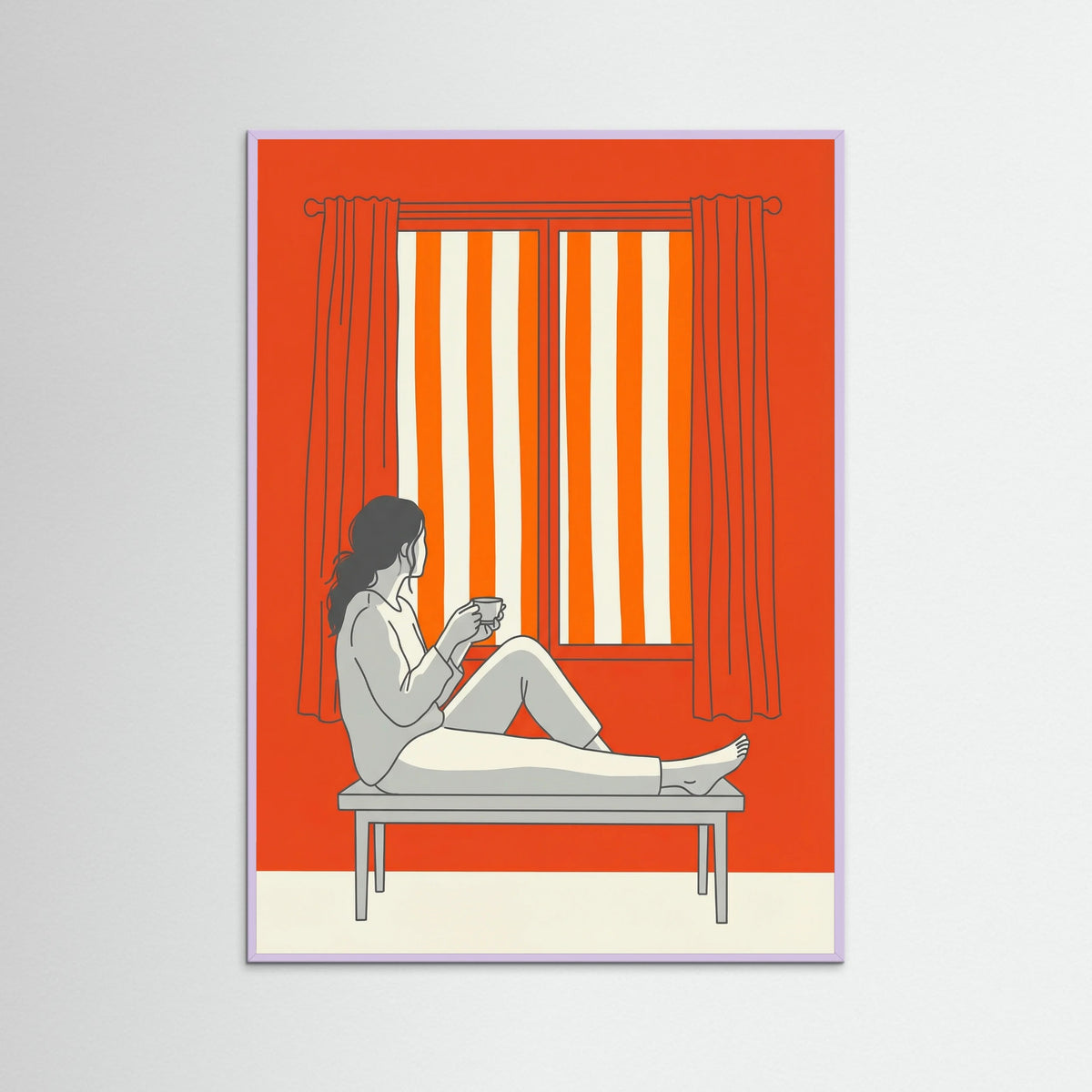 Lilac Wood Crimson Repose
