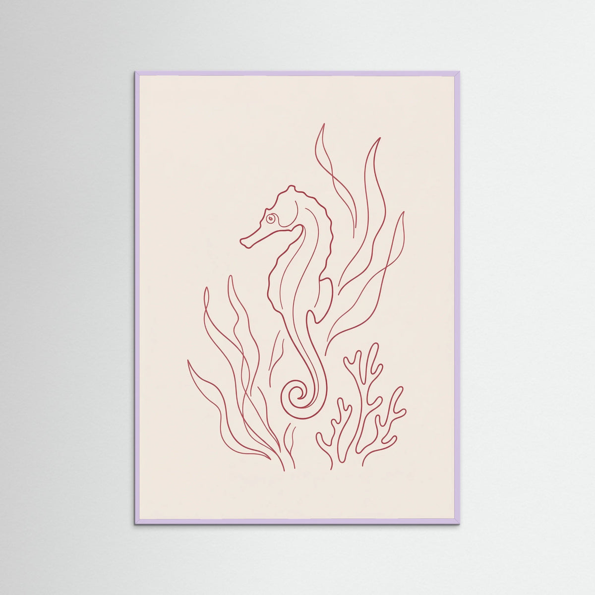 Lilac Wood Crimson Swimmers