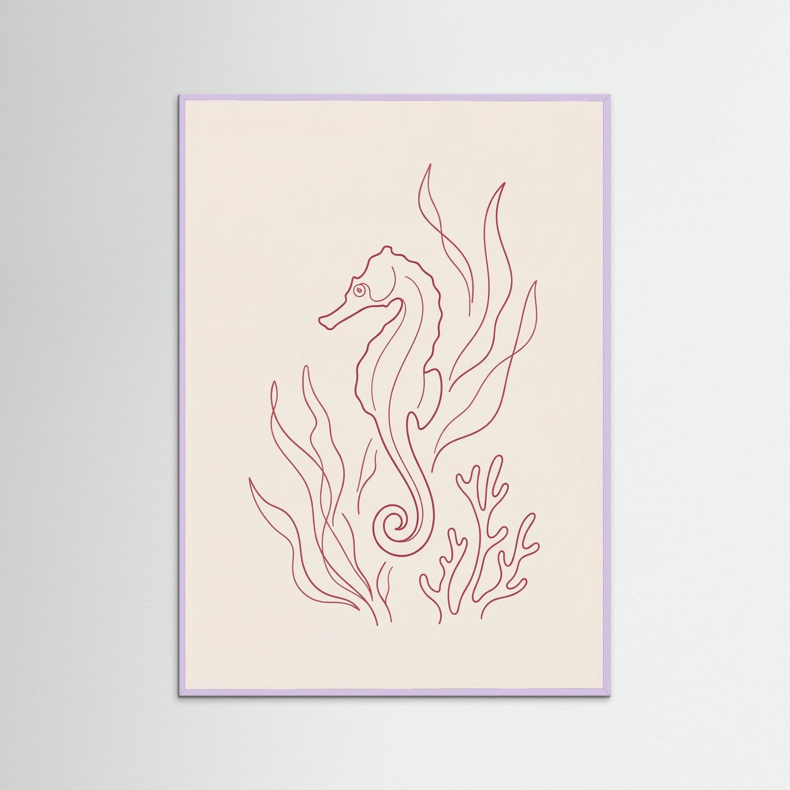 Lilac Wood Crimson Swimmers