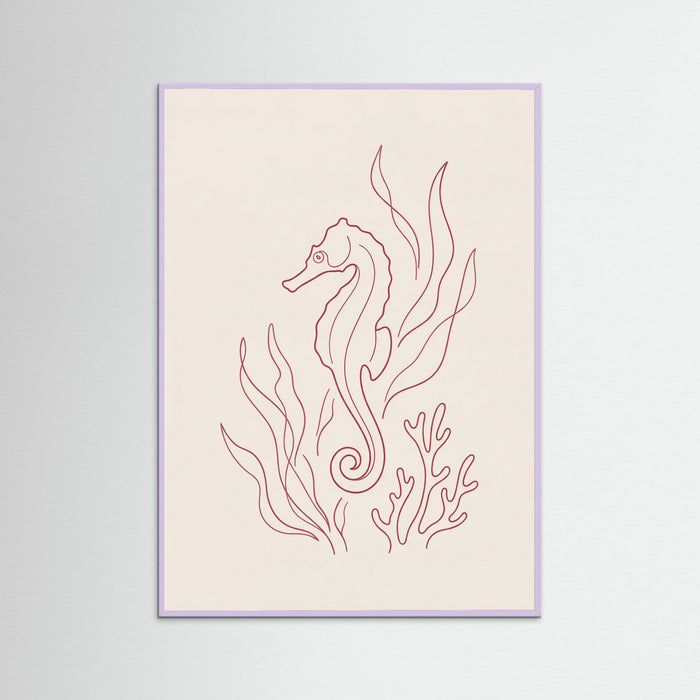 Lilac Wood Crimson Swimmers