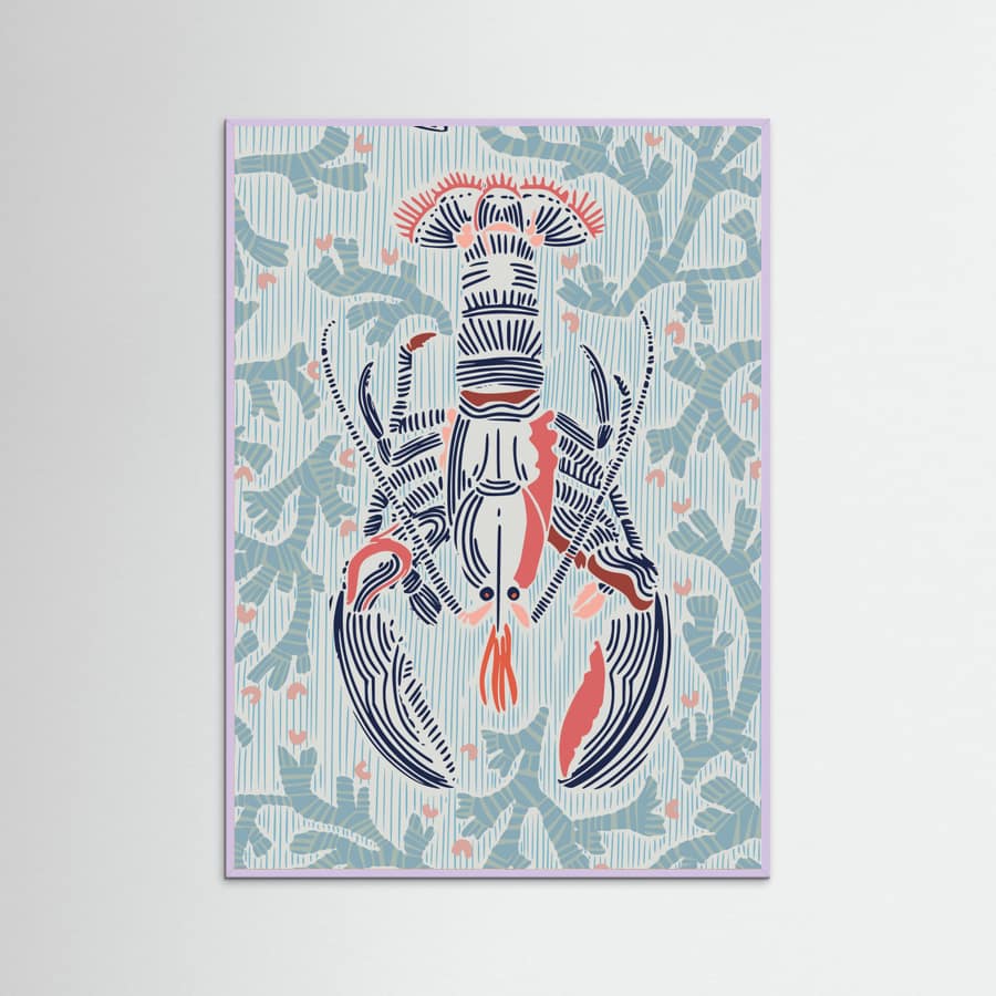 Crustacean Core mint Poster – poster and art print