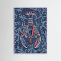 Crustacean Core navy Poster – poster and art print