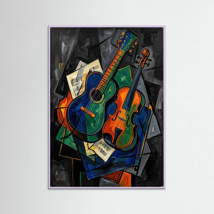 Lilac Wood Cubist Seated Woman