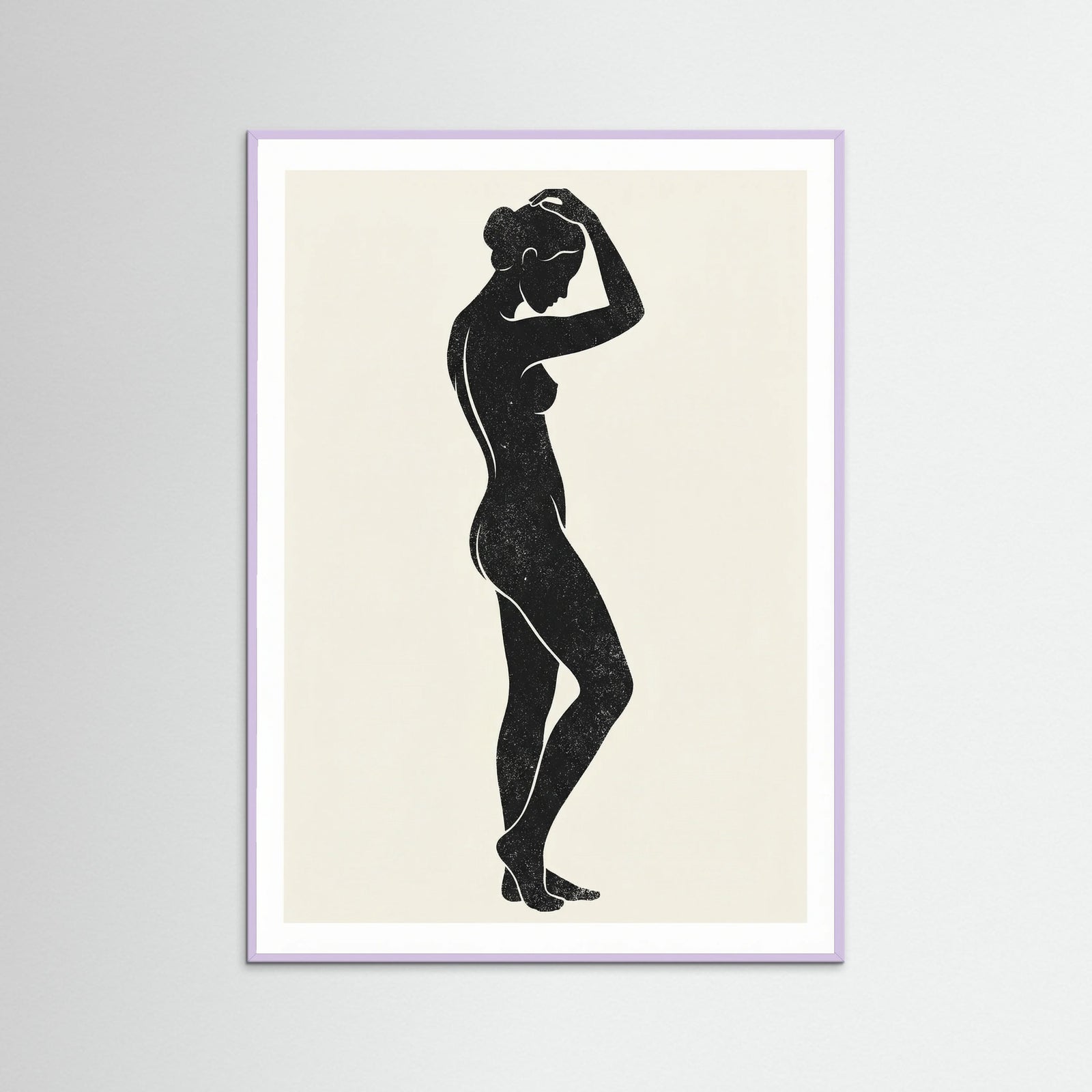 Lilac Wood Curled Embrace