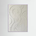 Lilac Wood Curved Relief