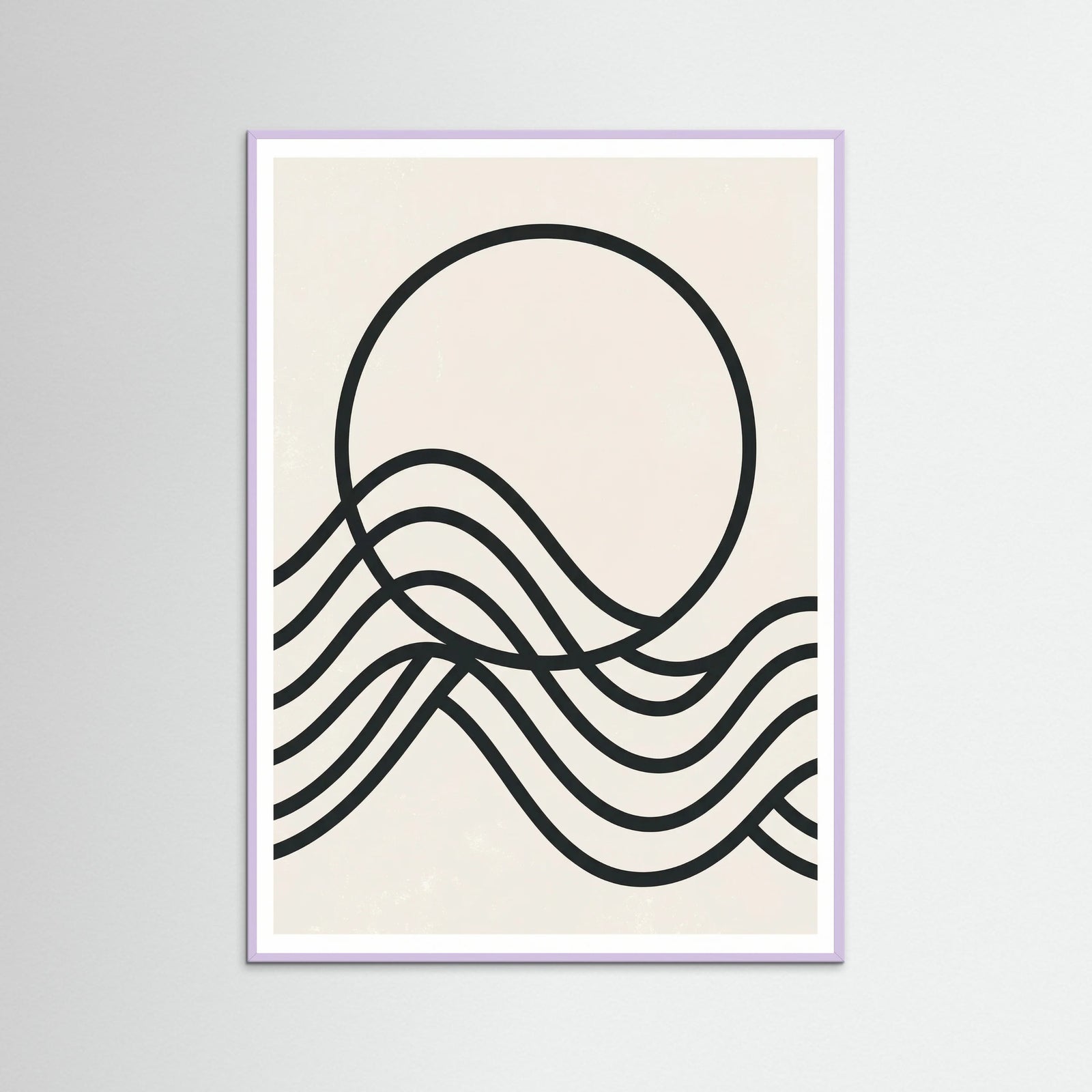 Lilac Wood Curved Rhythms