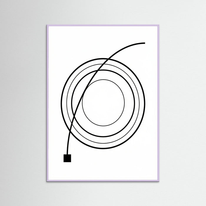 Lilac Wood Curved Trajectory