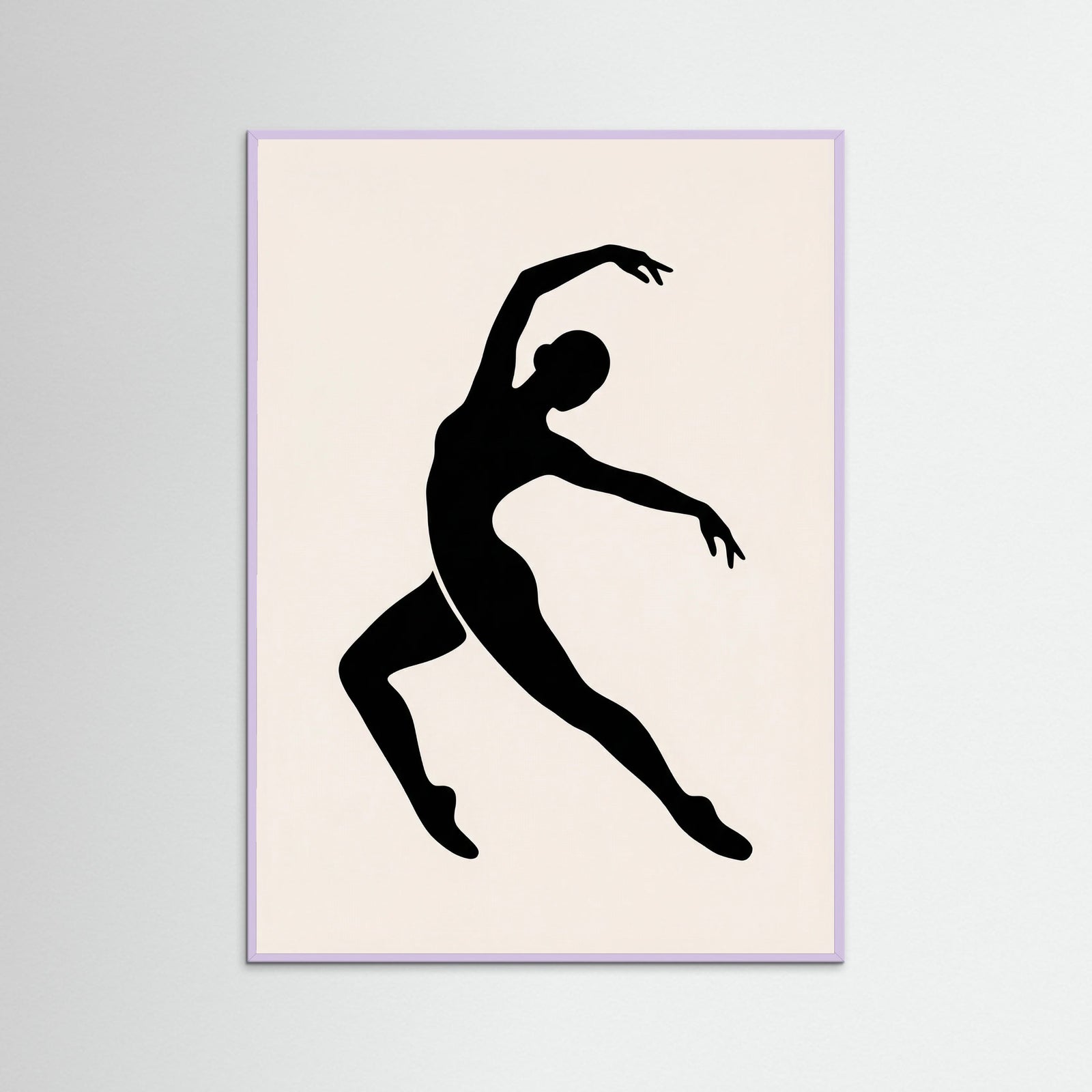 Lilac Wood Cut out Figure