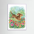 Lilac Wood Dachshund Trio