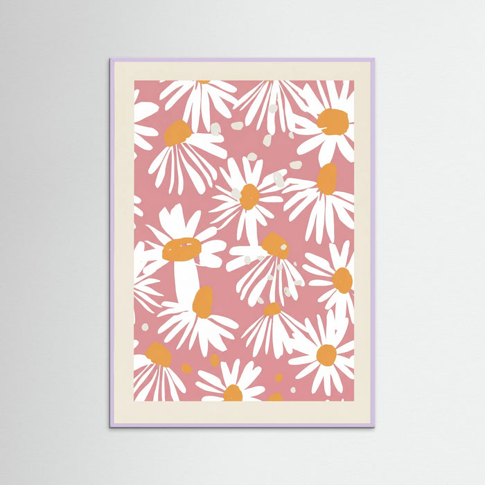 Lilac Wood Daisy Field Bloom