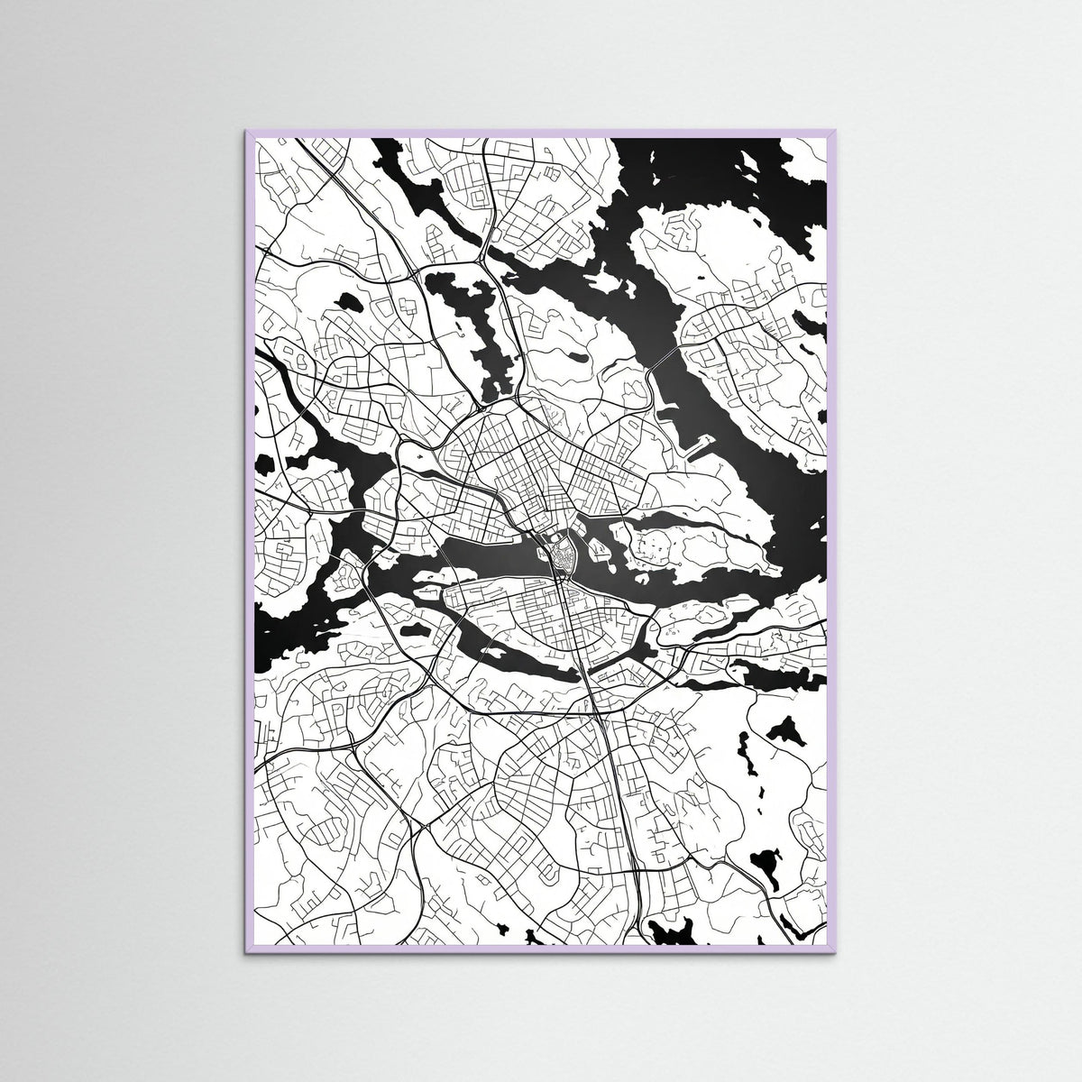 Lilac Wood Danish Cityscape