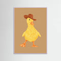 Póster Daphne the Cowgirl Duckling – póster e impresión artística