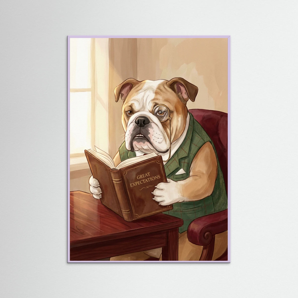 Lilac Wood Dapper Reflection