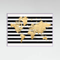 Detailed world map with cities, Harper Poster – Poster und Kunstdruck