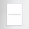 Lilac Wood Digital File Label