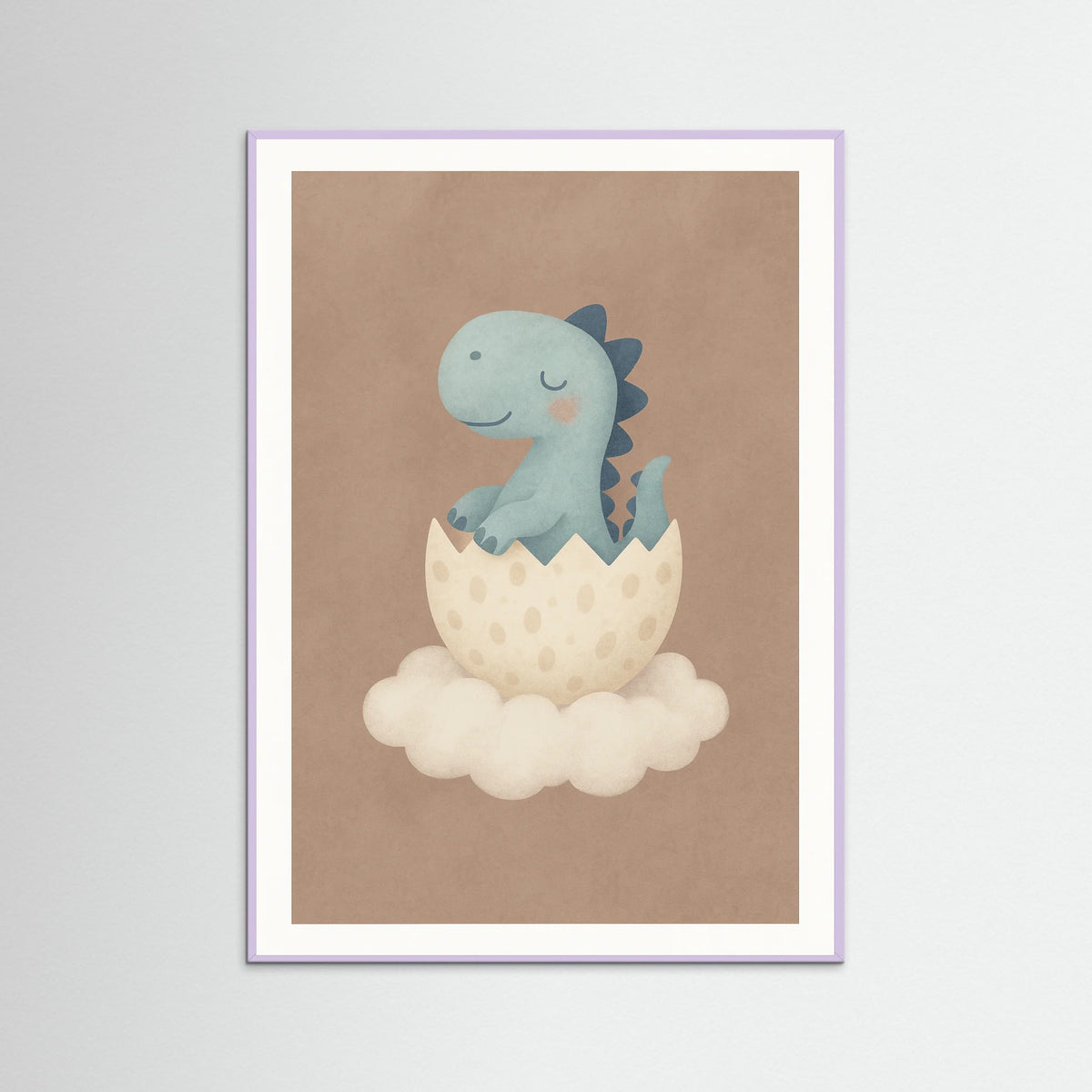 Lilac Wood Dinosaur Hatchling