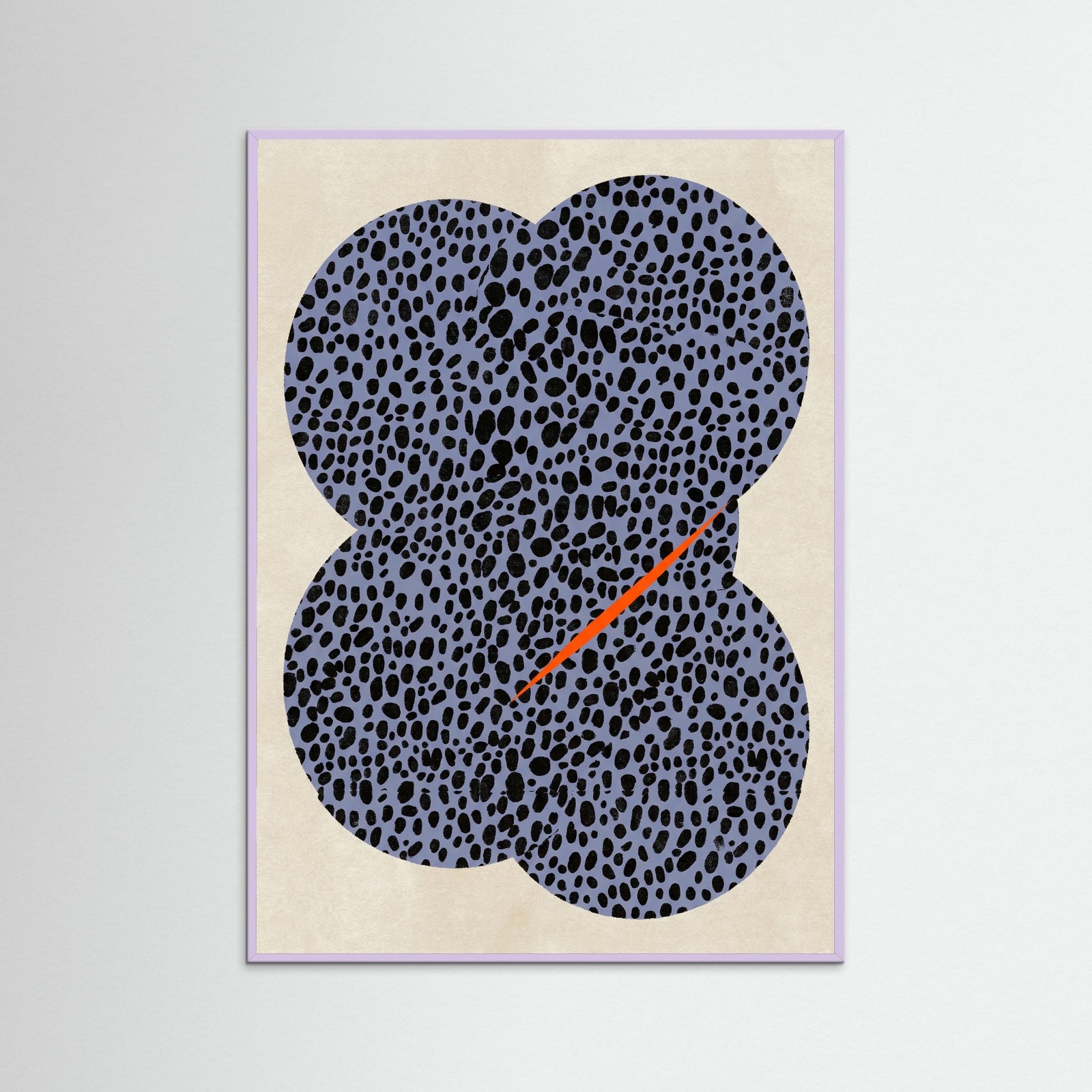 Lilac Wood Dotted Serpentine