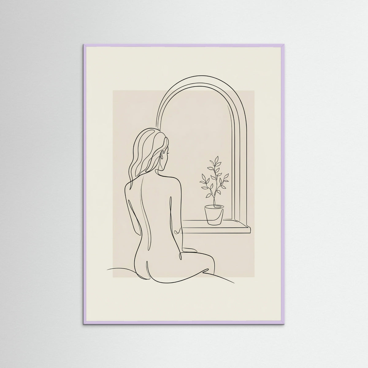 Lilac Wood Dreamy Curves