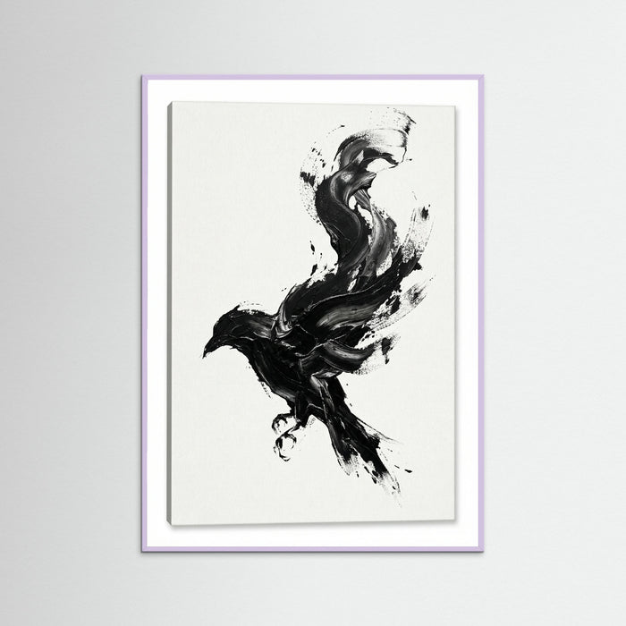 Lilac Wood Dynamic Brushstroke