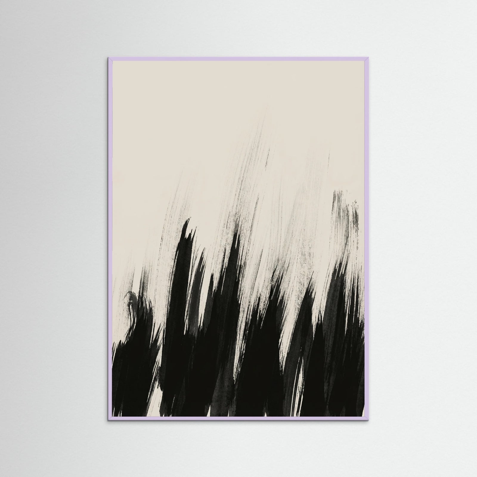 Lilac Wood Dynamic Brushstrokes