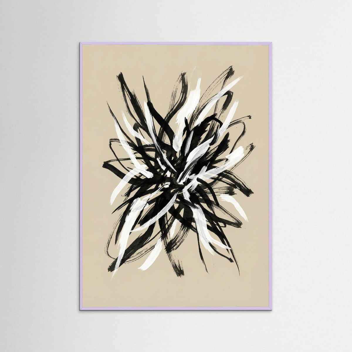 Lilac Wood Dynamic Brushwork